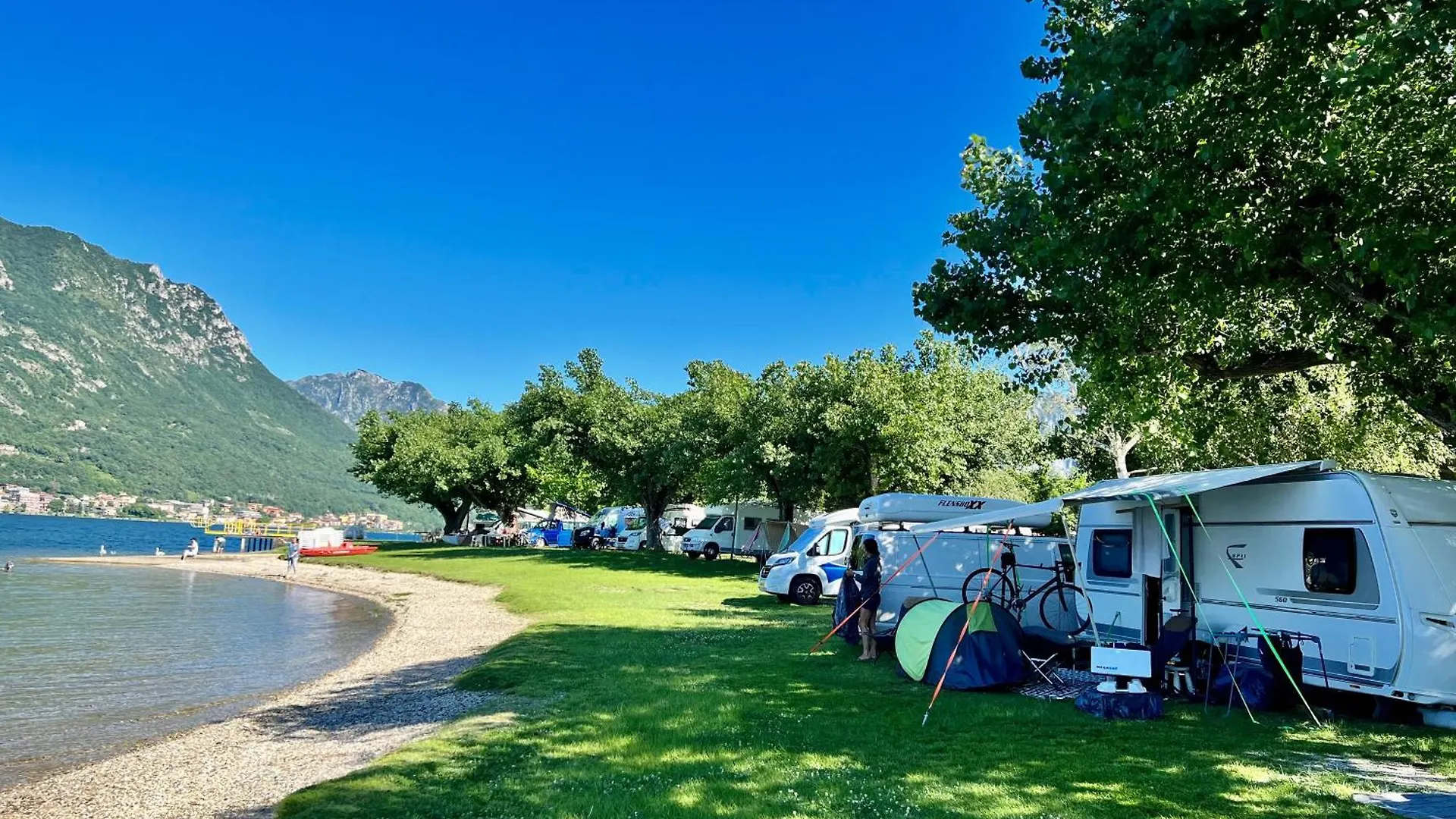 Luxury tent Glamping Camping Rivabella Lecco Italy