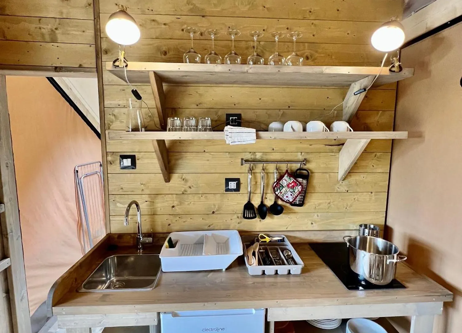 Luxury tent Glamping Camping Rivabella Lecco